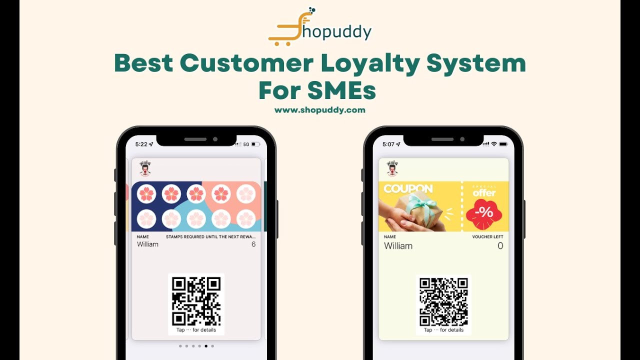 Self-Onboarding Customer Loyalty Program | Digital Stamp Card & Voucher | Shopuddy