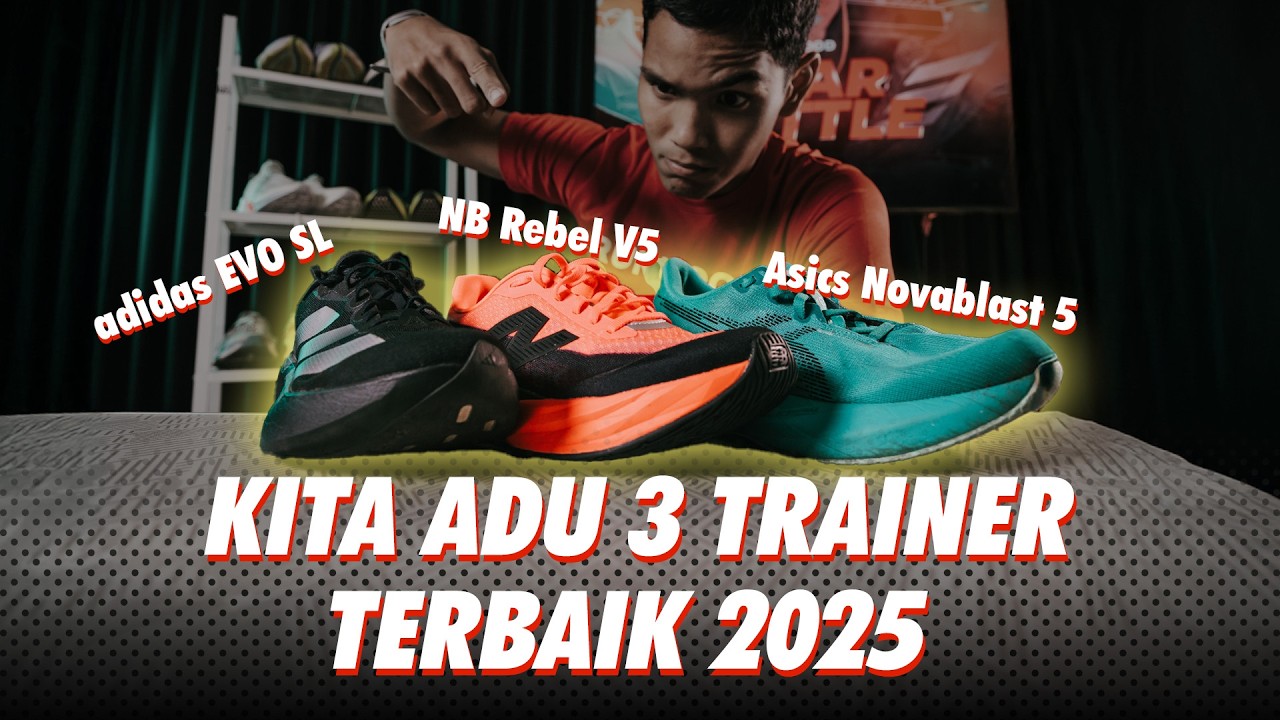 REBEL V5 VS NOVABLAST 5 VS EVO SL, MANA YANG TERBAIK? | RUNHOOD GEAR BATTLE