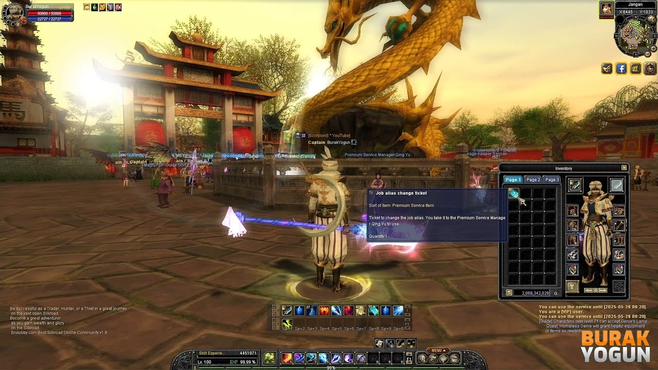 Silkroad Online - Character Job Alias Change