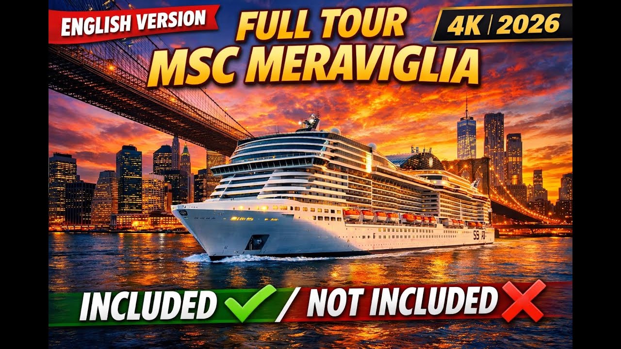 Full MSC Meraviglia Cruise Ship Tour 🚢 | 4K 2026 from New York