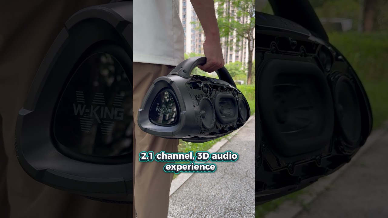 🔊IPX7 Waterproof Bluetooth Speaker 200W W-king X20 EXTREME BASS‼️#wking #wkingx20 #subwoofers