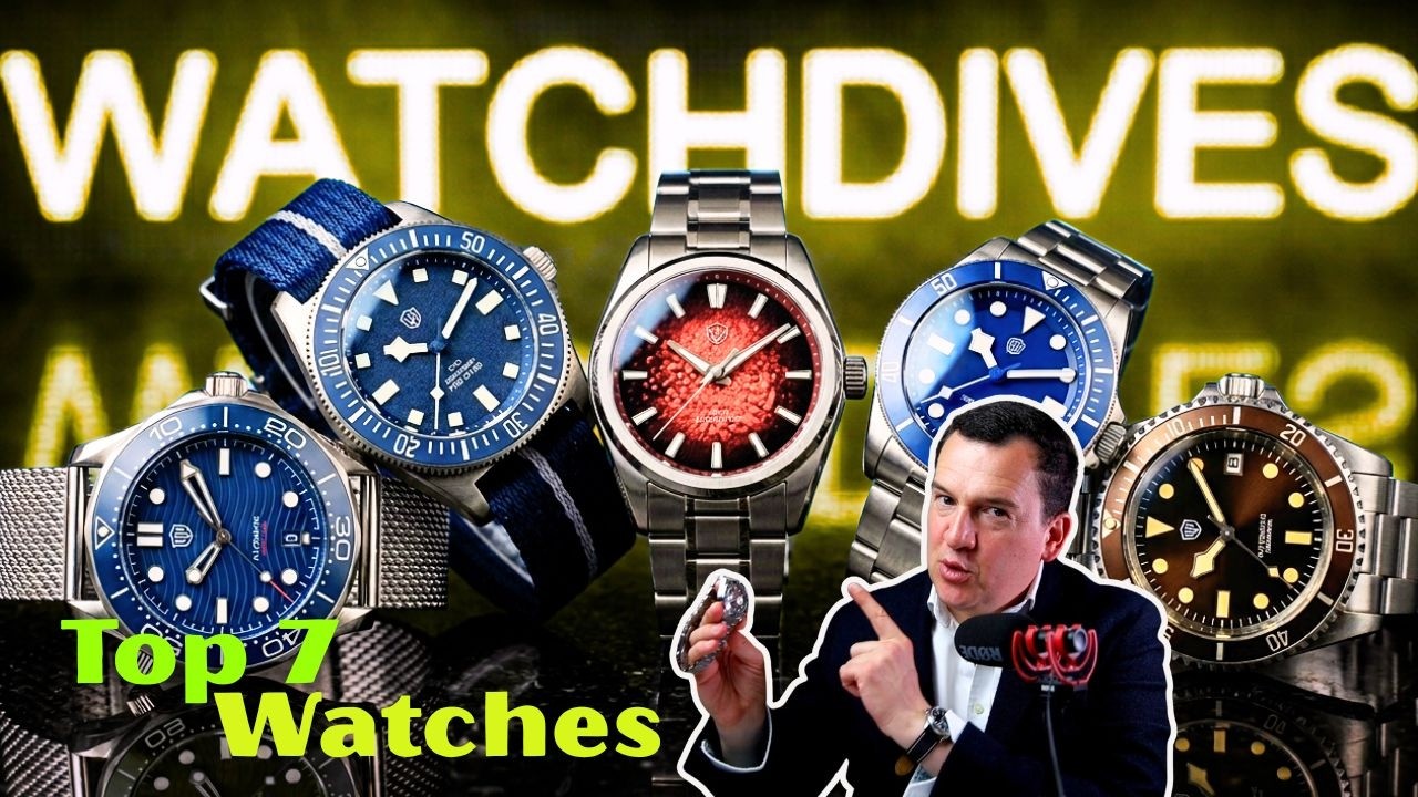 Любимый бренд часов на AliExpress - WatchDives: 7 доступных вариантов.