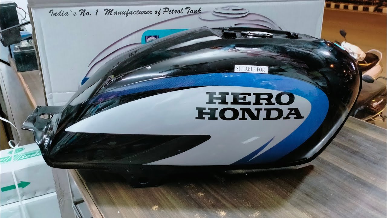 Hero Splendor plus fuel tank || hero honda Splendor plus petrol tank ||