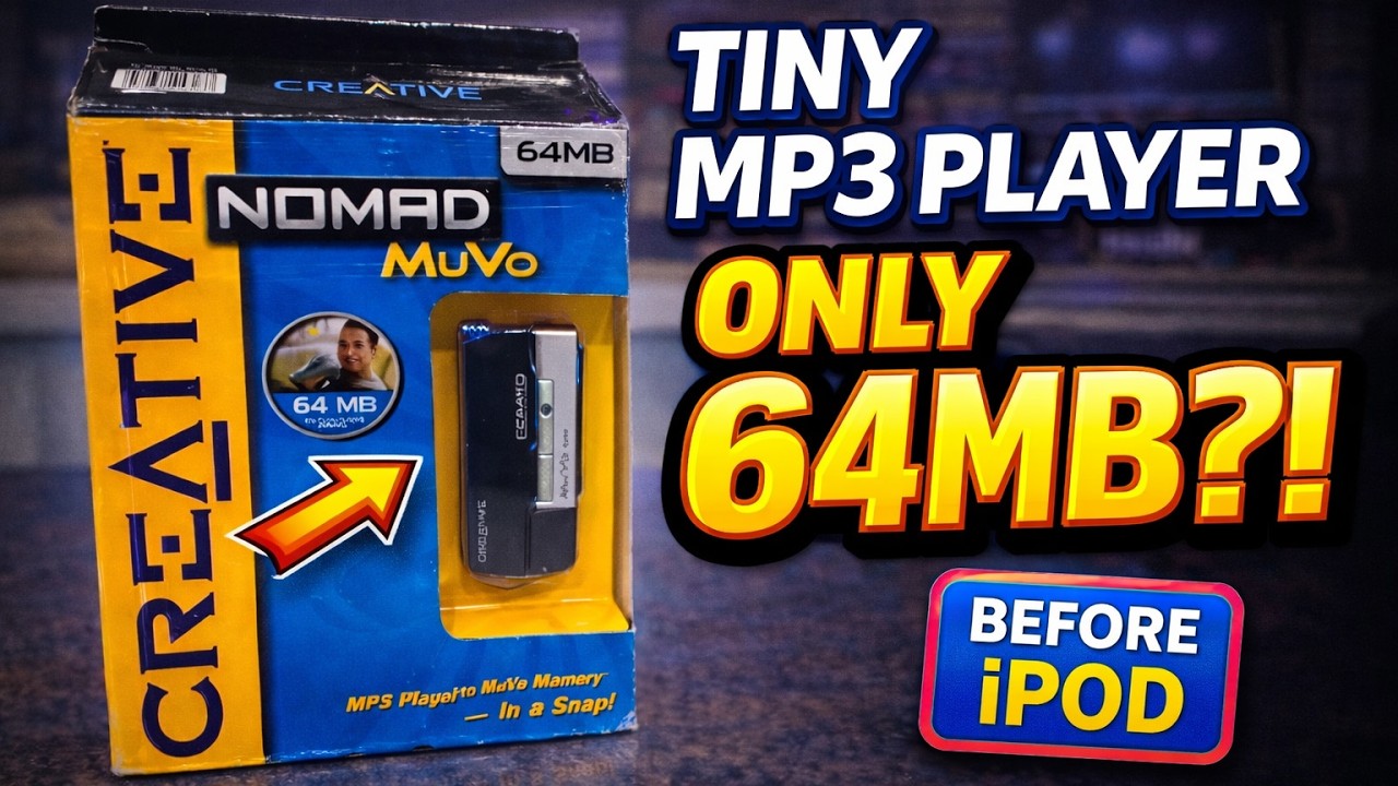 Перед прослушиванием эта песня навсегда изменила музыку — плеер Creative Labs MUVO MP3.