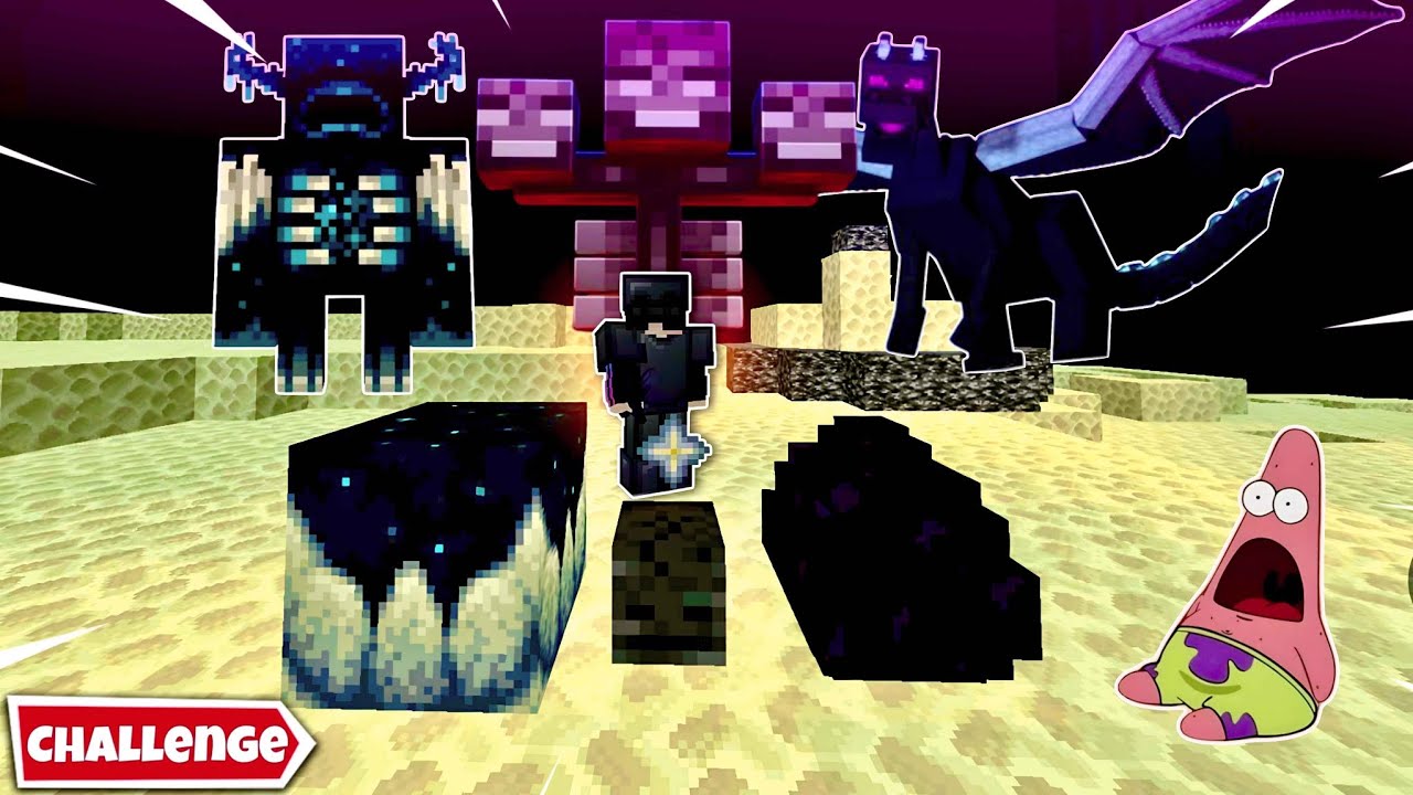 Minecraft’s Strongest Mobs vs Me (INSANE 1v3 Fight) | I accepted the challenge #minecraft 