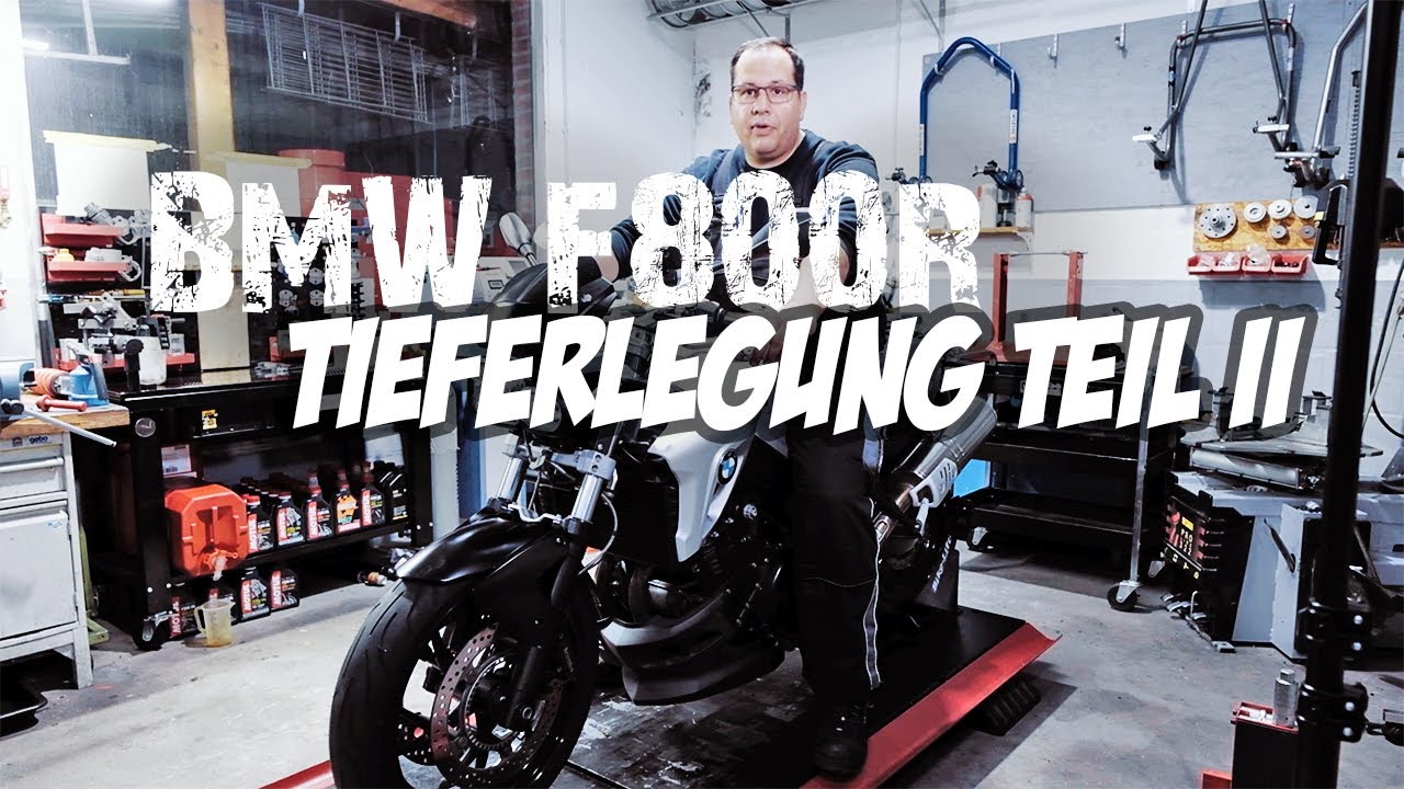 Vorspannhülsen kürzen + Gabel zusammenbauen – Wilbers Tieferlegung F800R Teil II