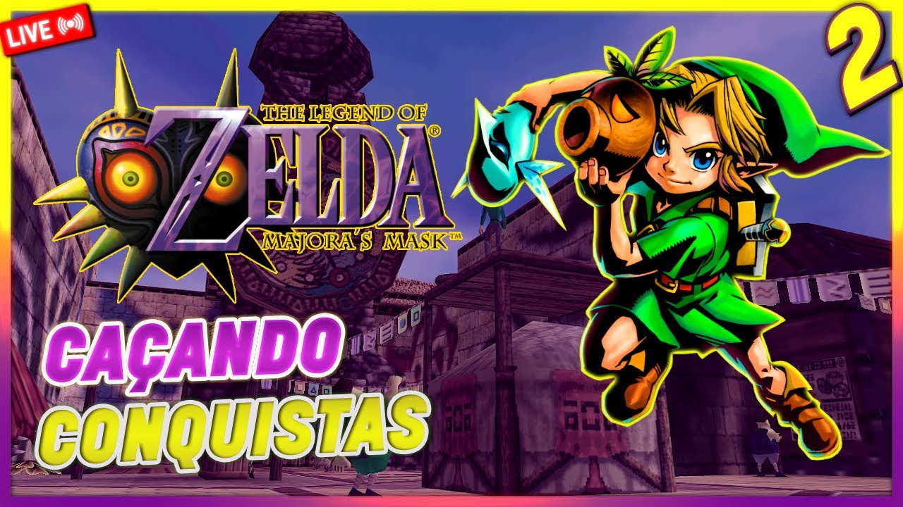 PLATINA DE THE LEGEND OF ZELDA: MAJORA'S MASK (N64) - FAZENDO O 100% (32/96)