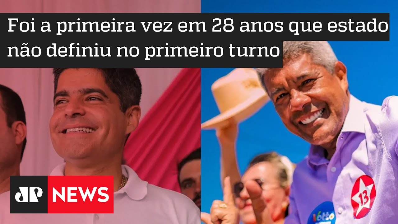 ACM Neto e Jerônimo Rodrigues disputam segundo turno na Bahia