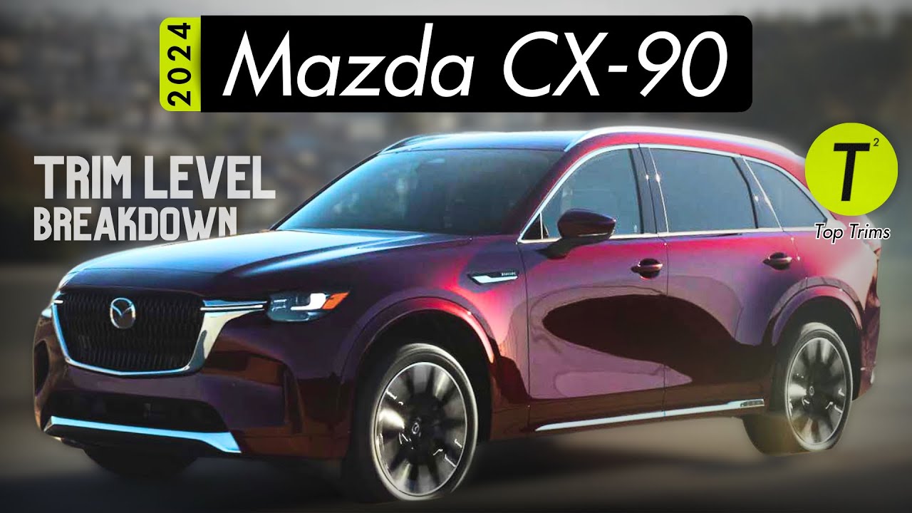 Полное описание комплектаций — совершенно новая Mazda CX-90 в максимальной комплектации!