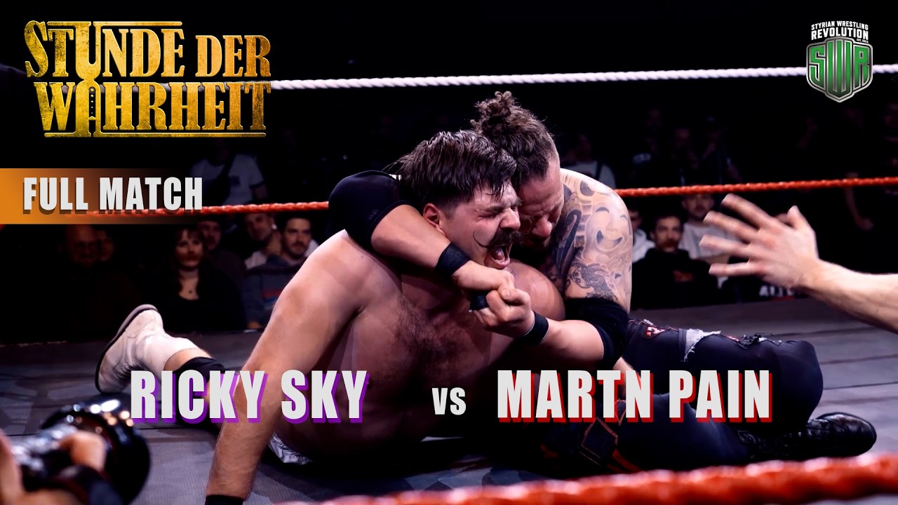 Ricky Sky vs. Martn Pain | 2 out of 3 Falls | SWR - Stunde der Wahrheit 26 Match #3