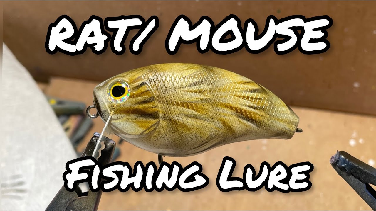 How to Paint a Rat Pattern Fishing Lure