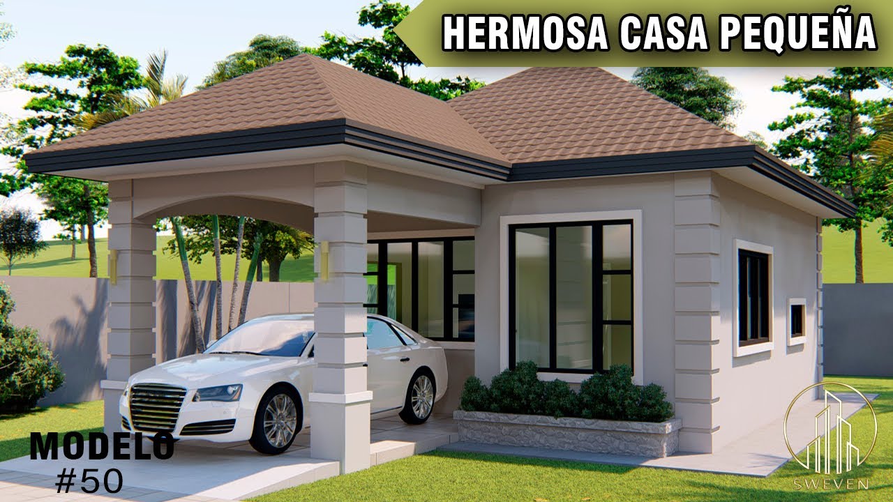 Hermosa casa pequeña de 6x7m