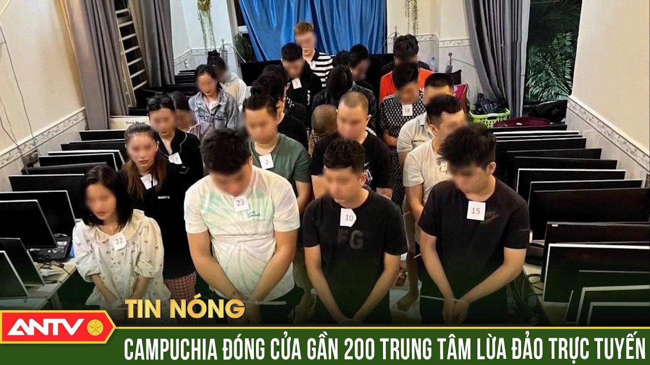 Campuchia đánh mạnh tụ điểm 'đen', triệt hàng loạt sòng bạc lừa đảo lớn | ANTV