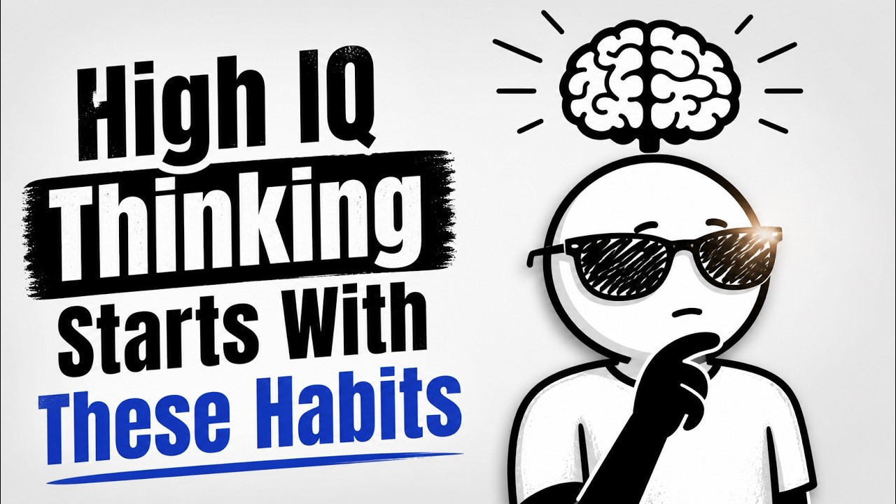 High IQ Thinking Begins with these Habits 