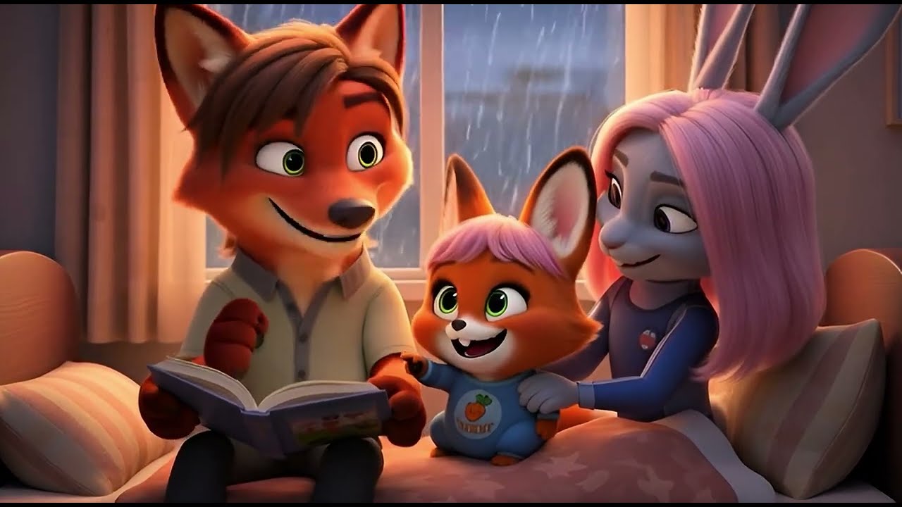 The Sweetest Nick & Judy Family Moment Ever ❤️ | Storm Night - Zootopia 2