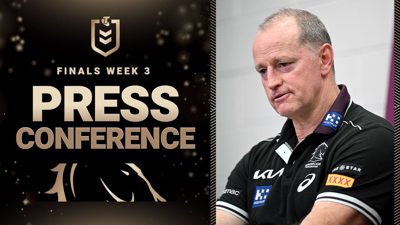 NRL Highlights | NRL Finals 2025 | Brisbane Broncos | Press Conference | Week 3