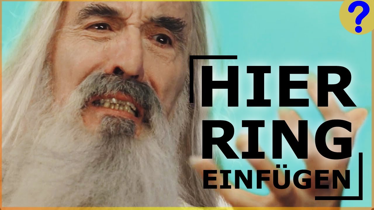 Darum braucht Saruman den Ring [der Herr der Ringe Synchro/Parodie]