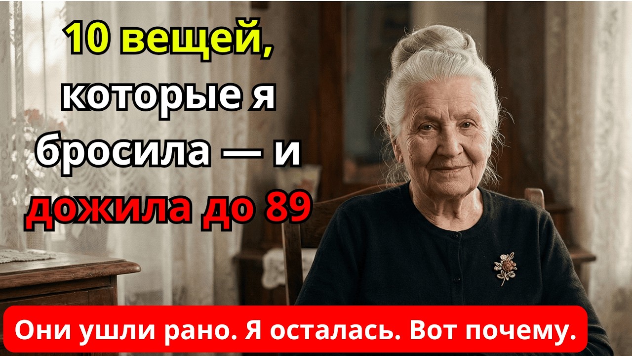 Мне 89 лет. Вот 10 вещей, которые я перестала делать — и до сих пор жива