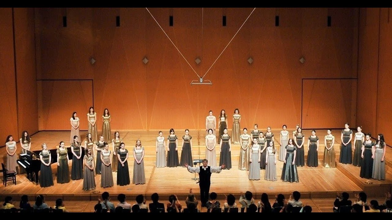 Pro Musica girls' Choir sings Japanese songs