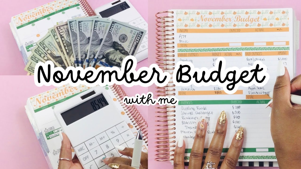 Monthly Reset | NOVEMBER COMPLETE BUDGET SETUP | How to Budget for Beginners | PERSONAL FINANCE