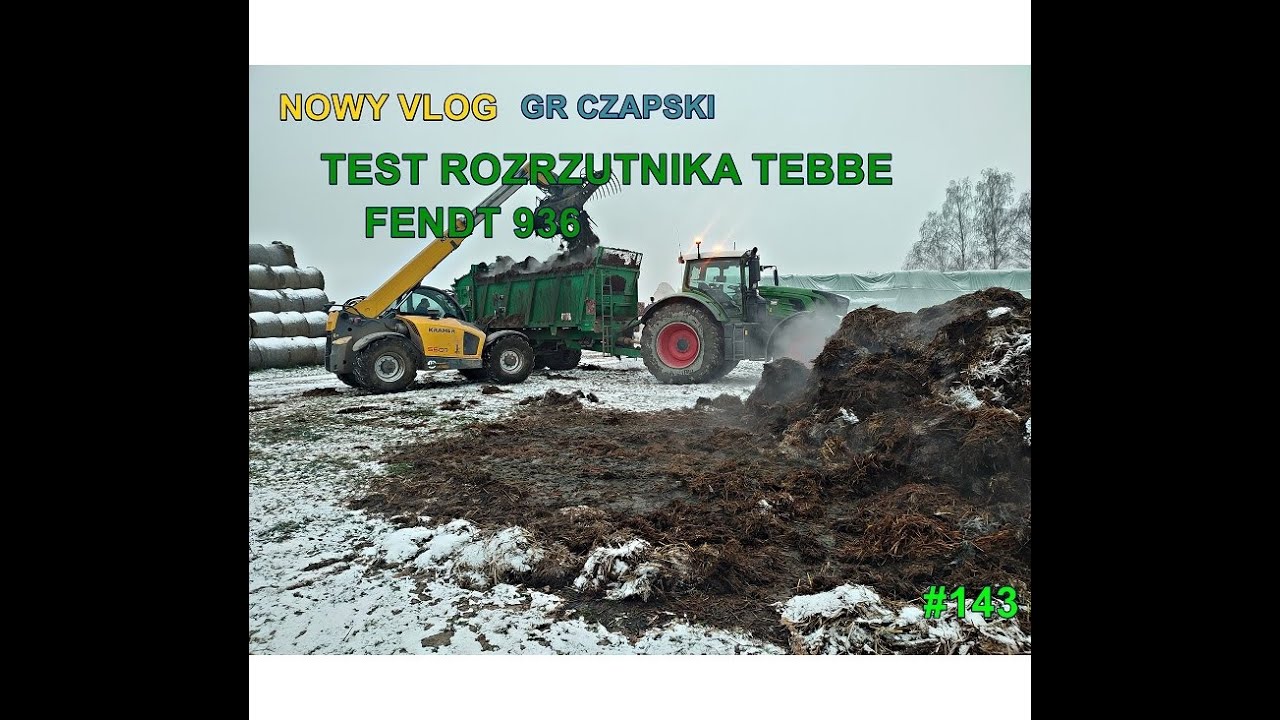 Test rozrzutnika TEBBE Fendt 936 vlog #143