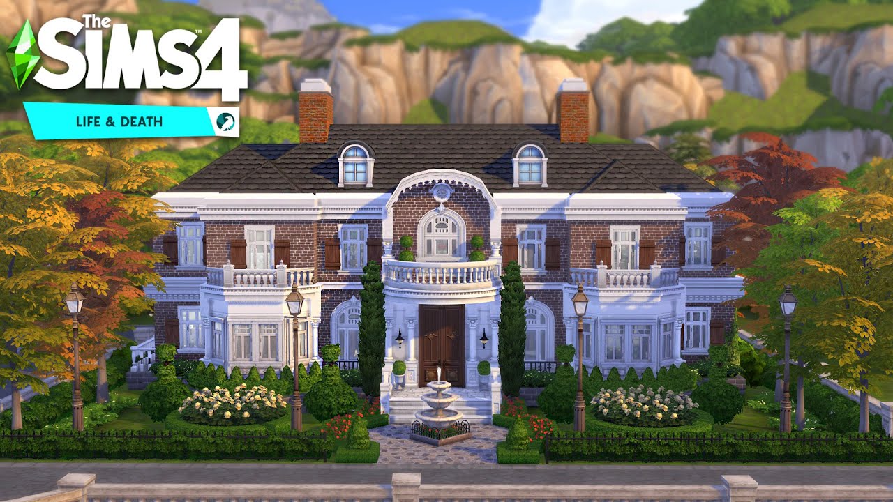 Особняк «Жизнь и смерть» | БЕЗ CC | The Sims 4