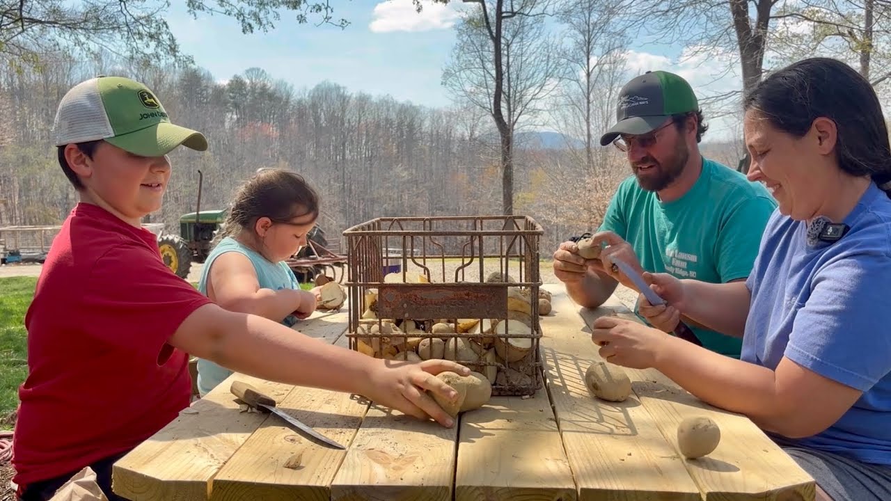 That&rsquo;s How You Get It Done || Plantin&rsquo; Cabbage & Cuttin&rsquo; Up Taters || March 2026