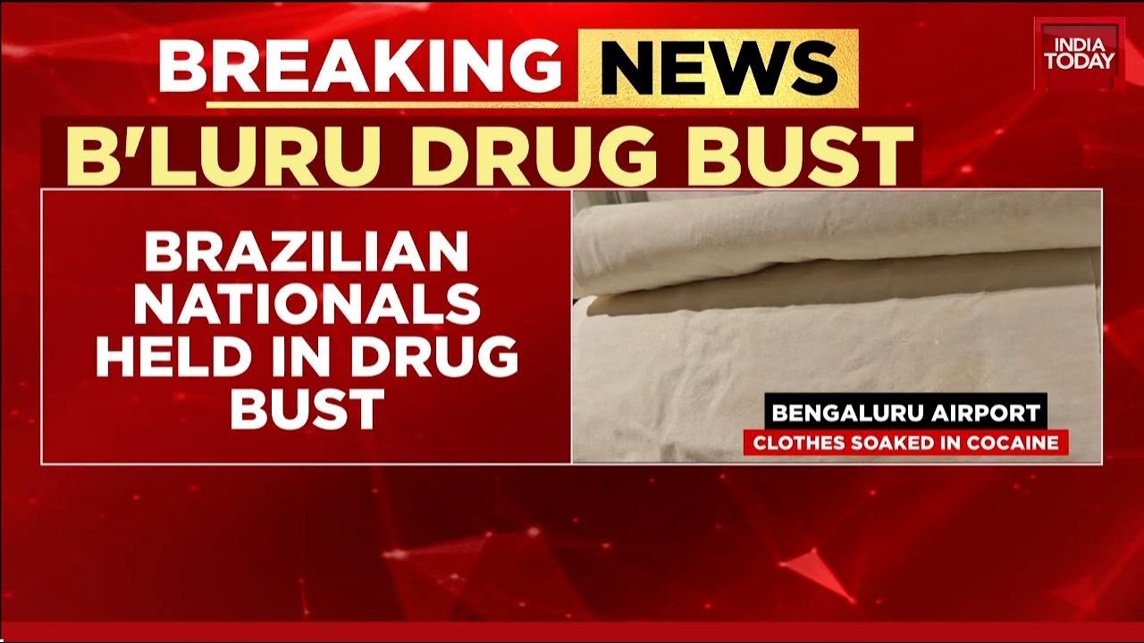 Breaking: Brazilian Nationals Held at Bengaluru Airport with Cocaine Worth ₹24 Cr Soaked in Clothes