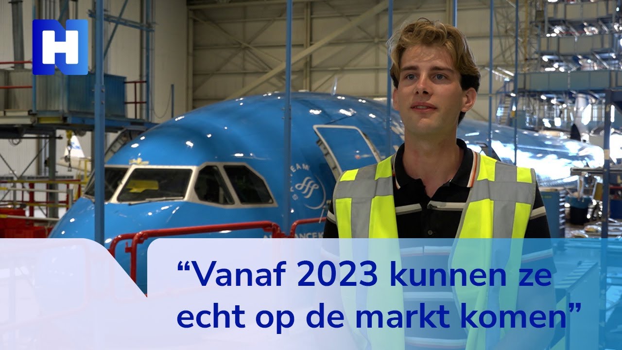 Studenten werken met KLM aan waterstofvliegtuig