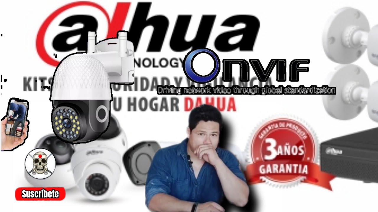como conectar camara ip china de otra marca con protocolo ONVIF a DVR DAHUA otras marcas con suerte
