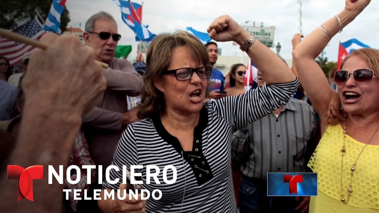 Exilio cubano en Miami conf&iacute;a en futuro de Cuba sin Fidel | Noticiero | Noticias Telemundo