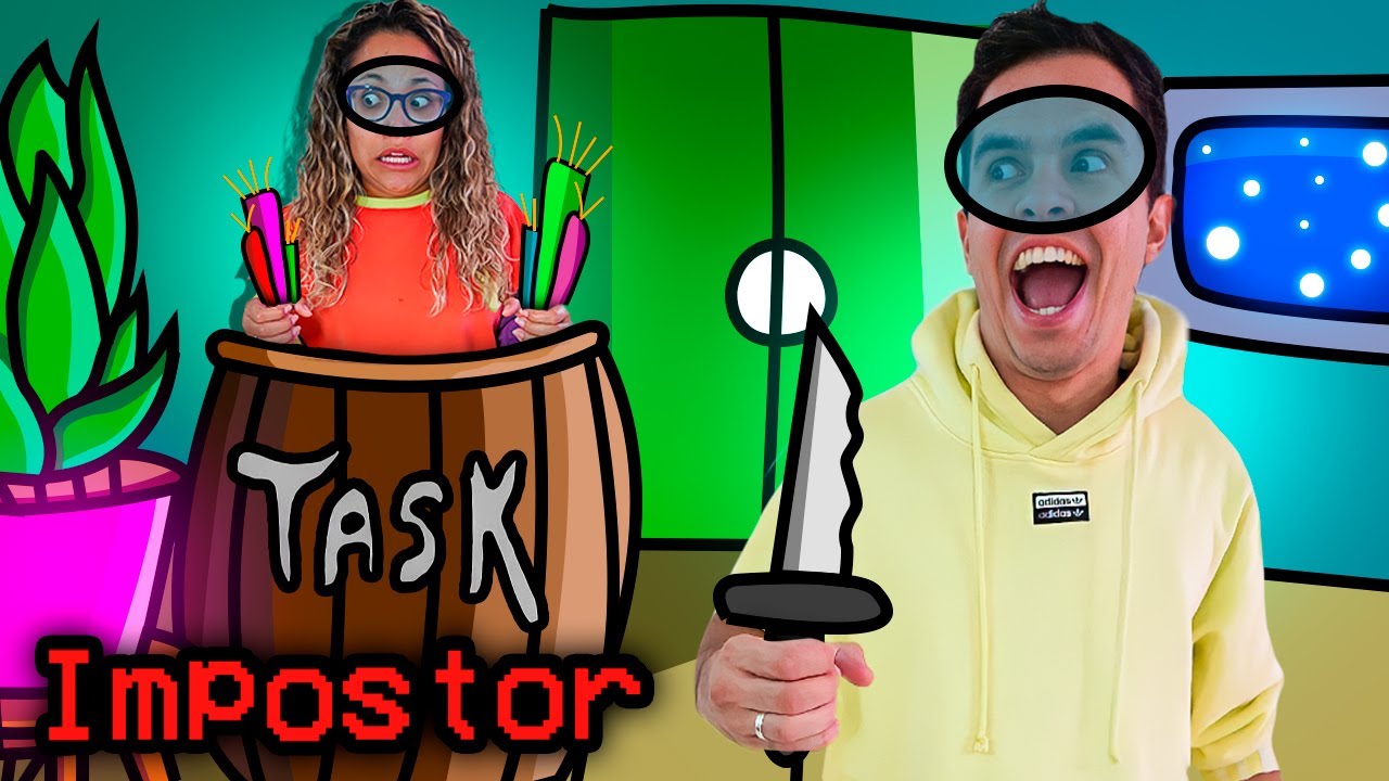 AMONG US NA VIDA REAL NA MANSÃO - VERSÃO 2022! - (Impostor IQ 999)