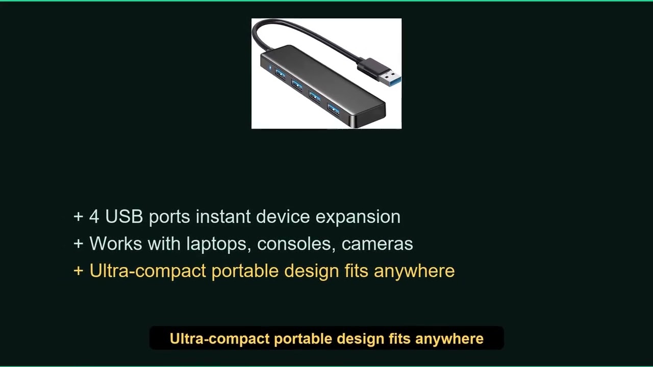 USB Hub Splitter Cheap - 4 Port Expander $5 | Deal Of The Day