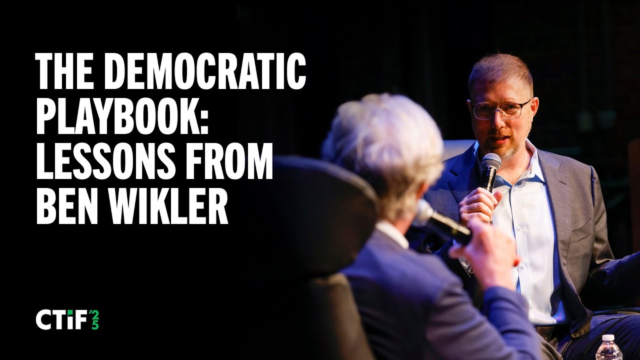 The Democratic Playbook: Lessons from Ben Wikler | Cap Times Idea Fest 2025