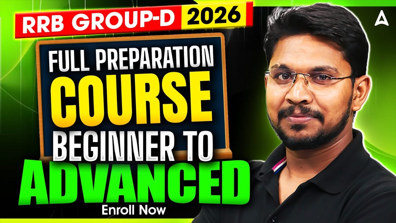 RRB GROUP-D 2026 | FULL PREPARATION COURSE BEGINNER TO ADVANCED Enroll Now | by veerendra sir