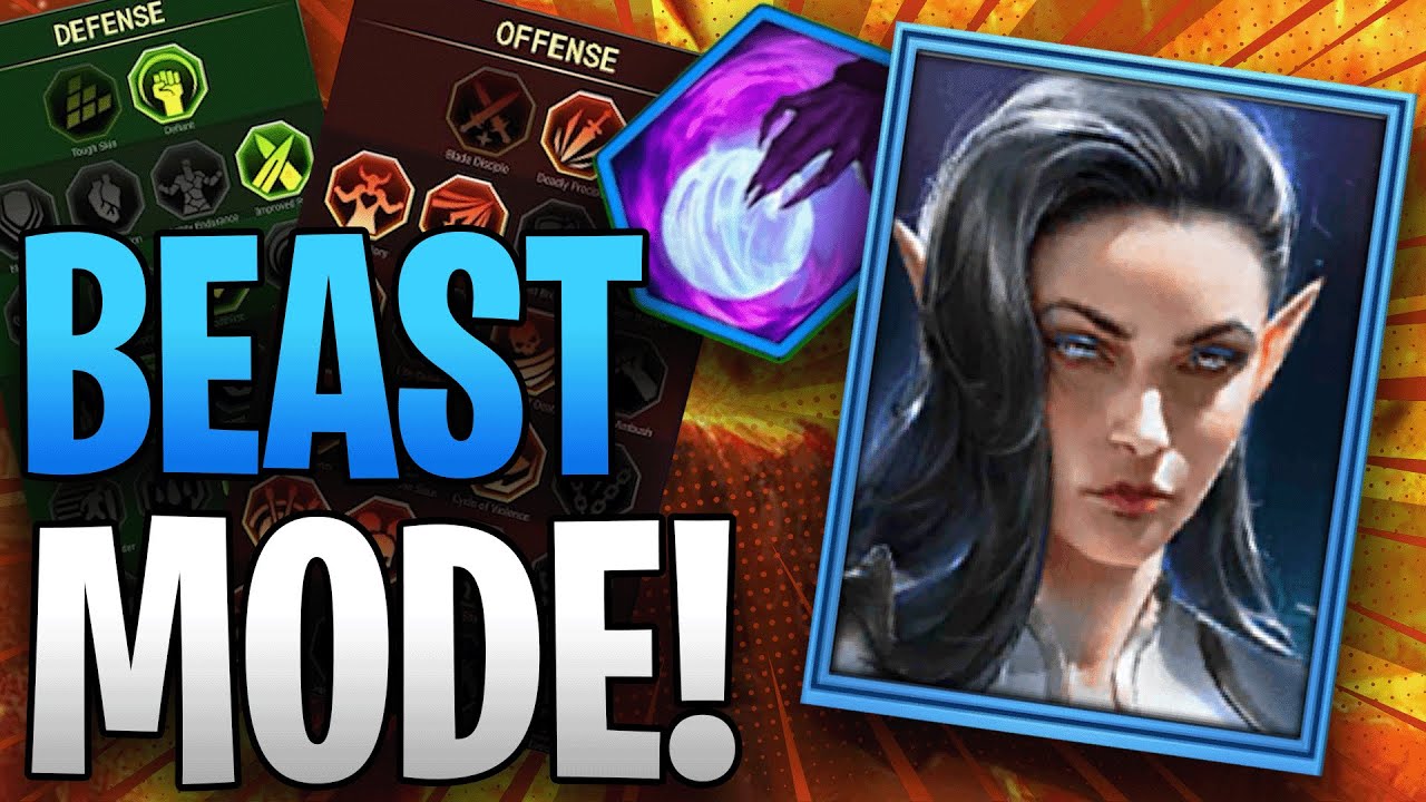 HARD CARRY! Elhain CRUSHES Early Game With This INSANE BUILD! | Raid Shadow Legends