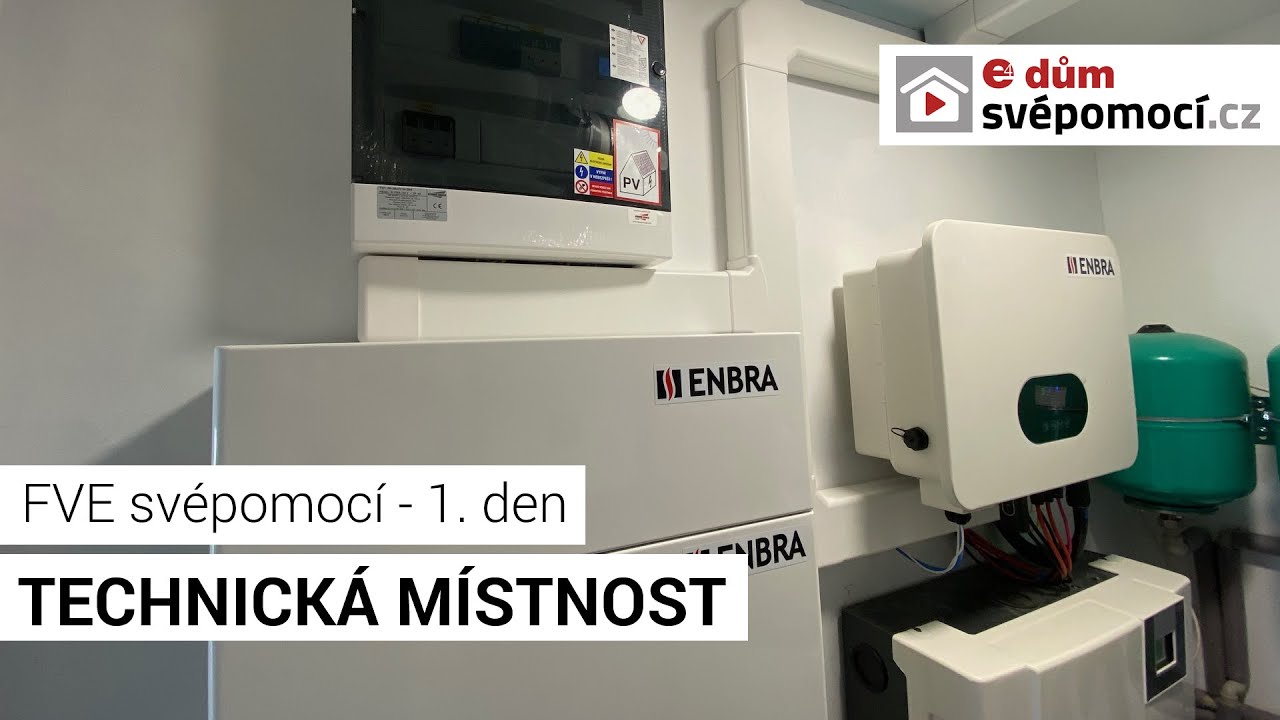 01# Fotovoltaická elektrárna svépomocí - Technická místnost