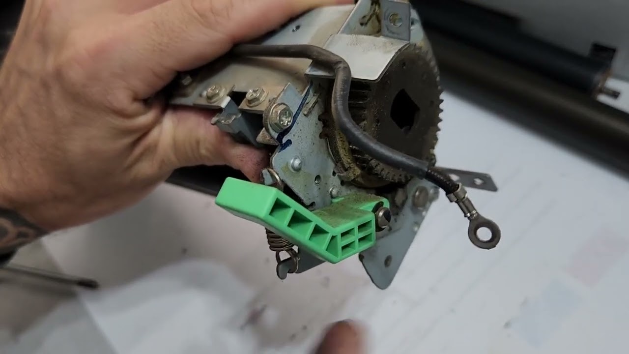 Como trocar substituir rolo fusor rolo pressão da unidade fusor na impressora Ricoh SP 3510 310 377
