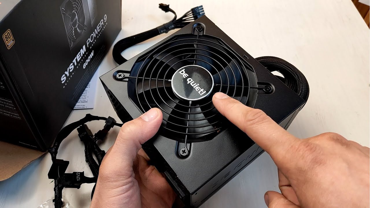 Мой новый БП be quiet! System Power 9 600W Распаковка