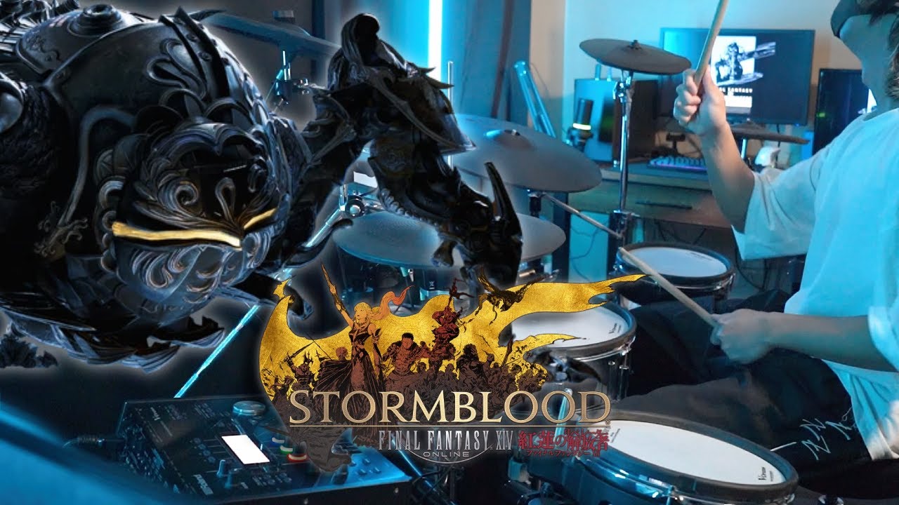 【Final Fantasy XIV: Stormblood】eScape - Final Fantasy XIV: Stormblood EP【Drum Cover】