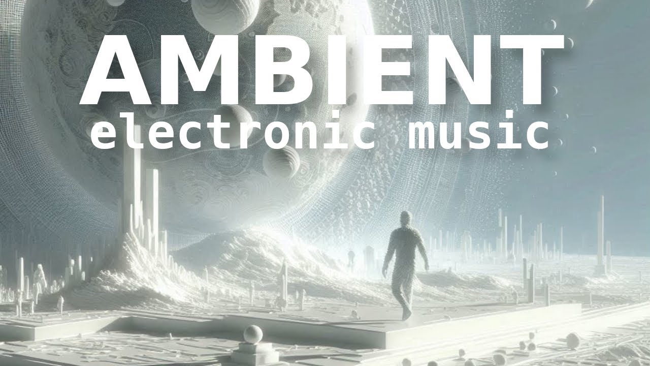 Six streams flow through open air, each tracing paths the others share. AMBIENT MUSIC by Vicherval