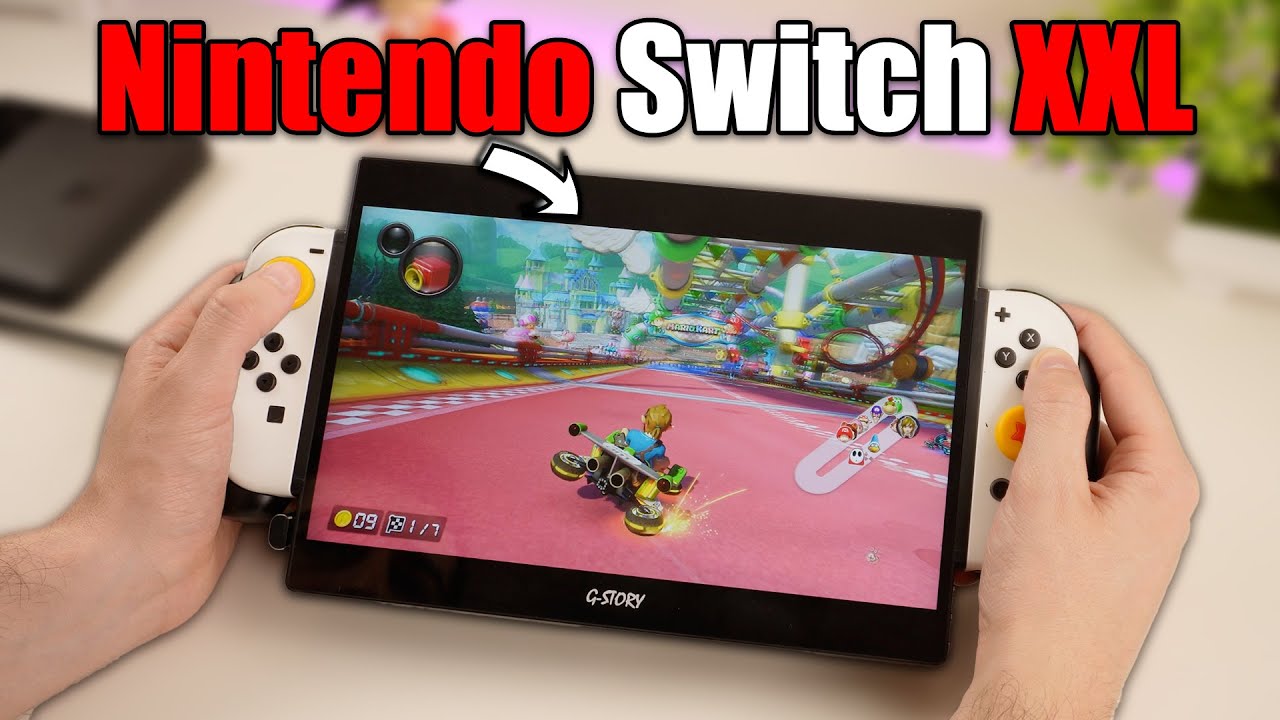 Mi NINTENDO Switch AHORA es ENORME!!! 😛 G-Story Monitor Switch