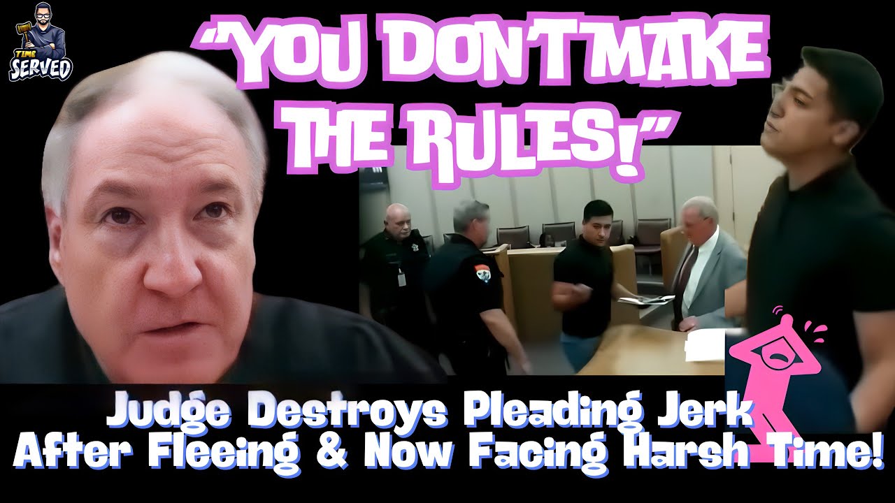 Watch As Judge Destroys Entitled Criminal Begging For Mercy!