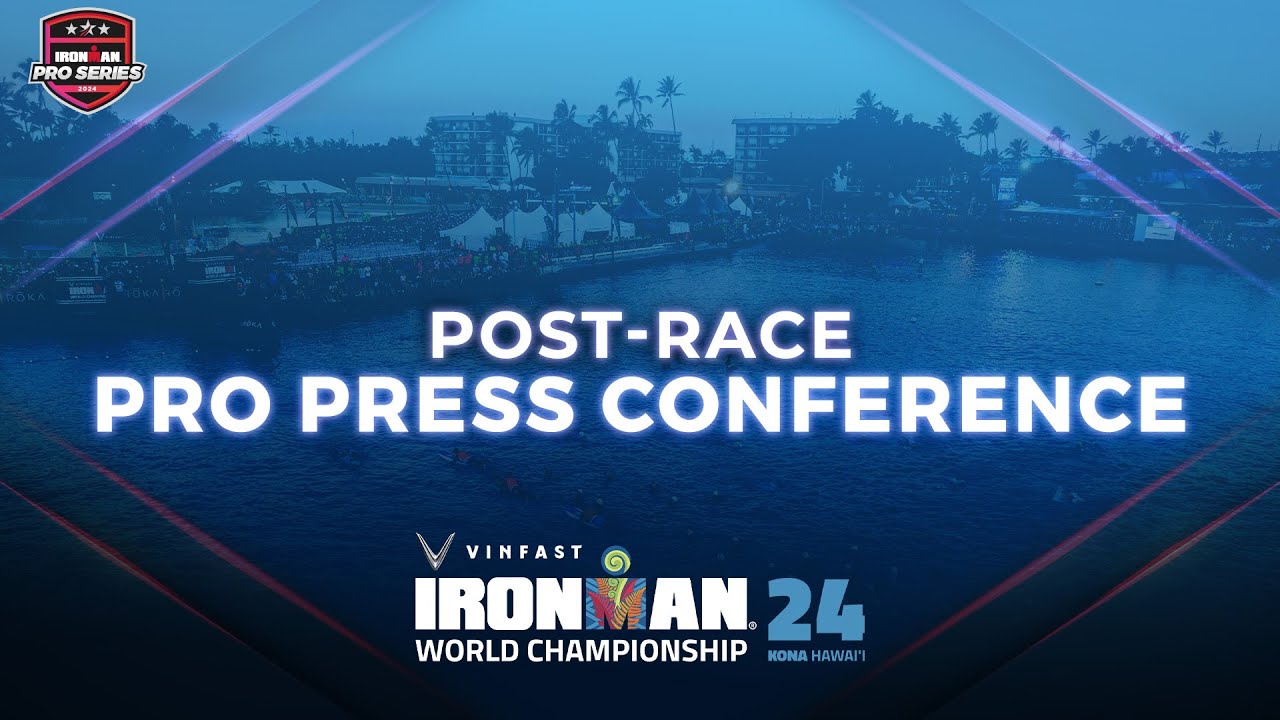Пресс-конференция после гонки | Чемпионат мира VinFast IRONMAN 2024, Кона, мужская версия