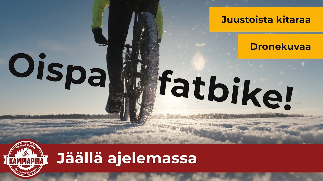 Jäällä ajelemassa
