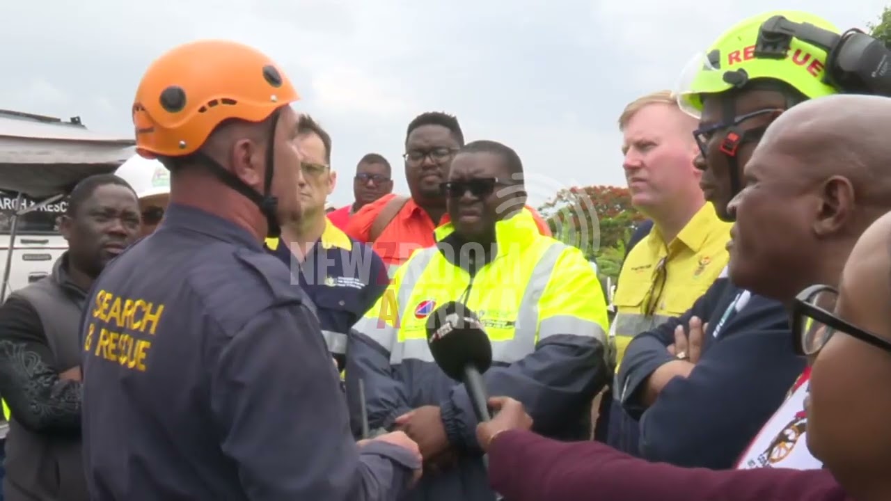 Minister Macpherson visits KZN temple collapse site amid ongoing rescue efforts