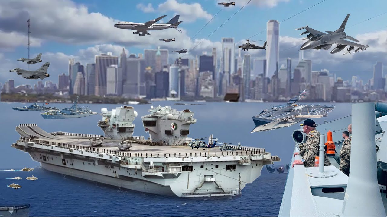 UK Carrier Strike Force in Battle Mission Exercise: NATO's Role in Europe's Air Passage