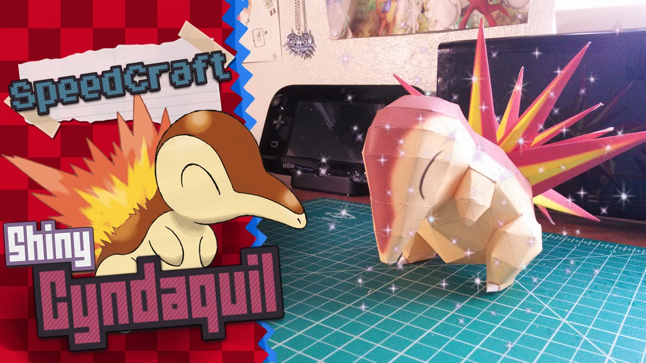 Pokemon Papercraft ~ Shiny Cyndaquil~