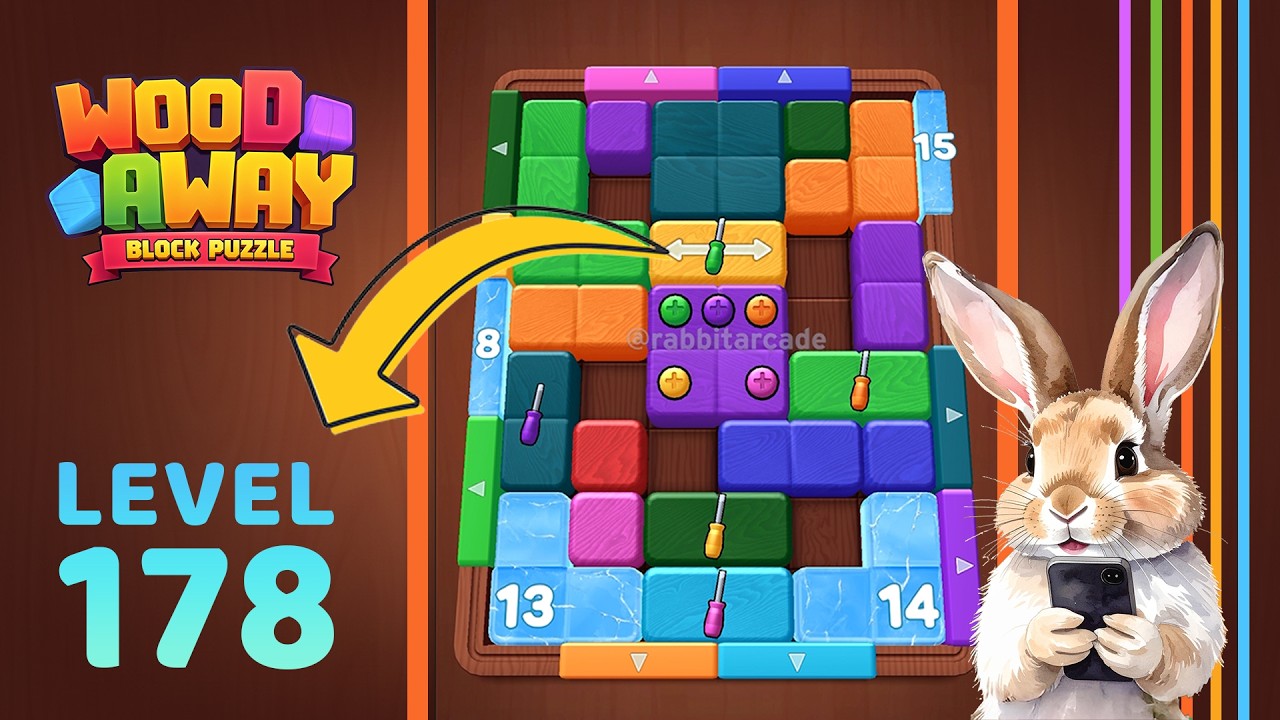 Wood Away Level 178 Solution Walkthrough