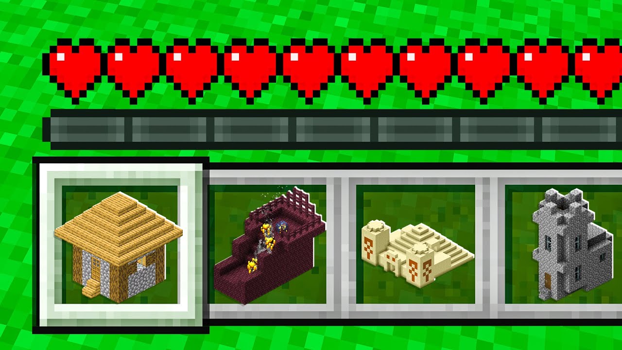 minecraft ama her dakika KÜÇÜK YAPILAR geliyor
